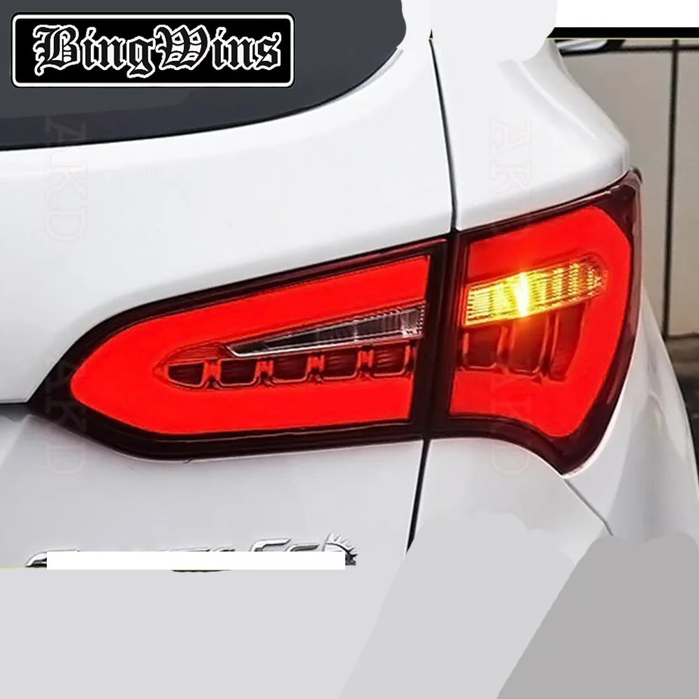 Автомобильный стиль для 12-17 Hyundai IX45 задсветильник s Новый Santa Fe задние фары DRL +