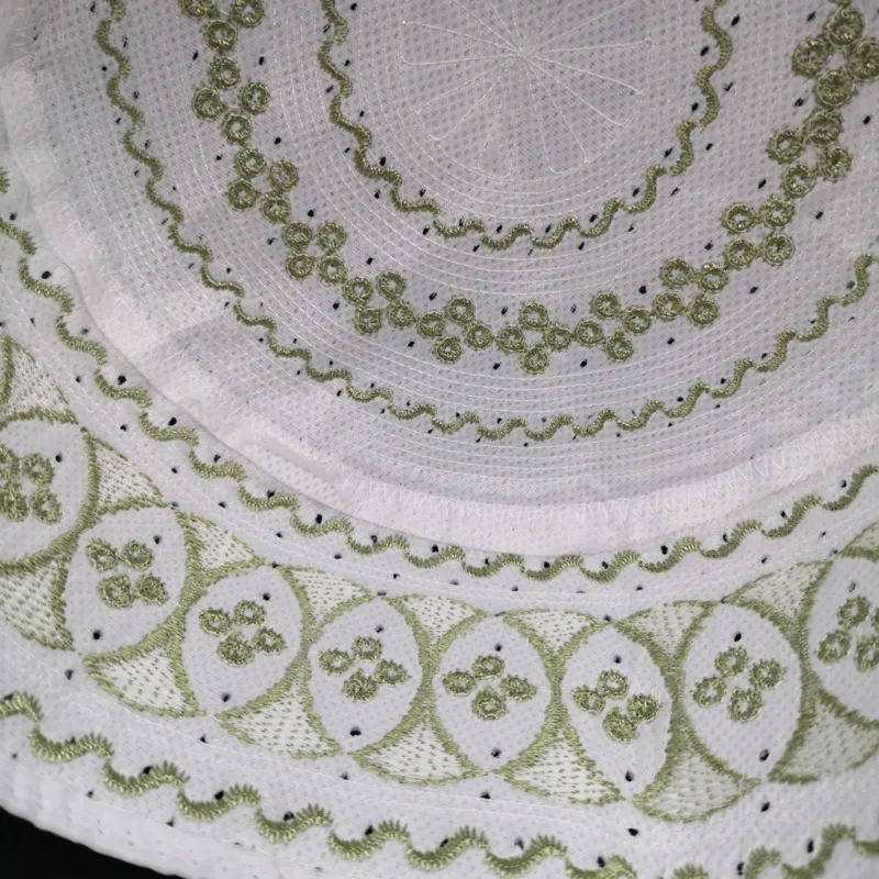 Арабские мусульманские кепки зеленые белые для детей папаклар каппа бейсболки