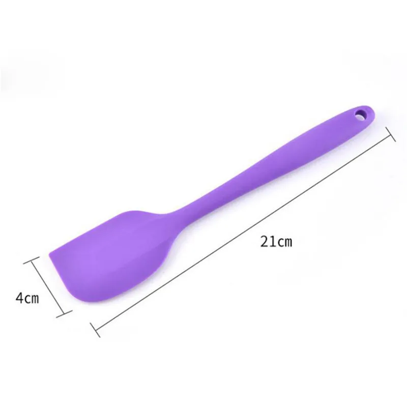 

2pcs Kitchen Silicone Cream Butter Cake Spatula Mixing Batter Scraper Brush Butter Mixer Cake Brushes Baking Tool Kitchenware