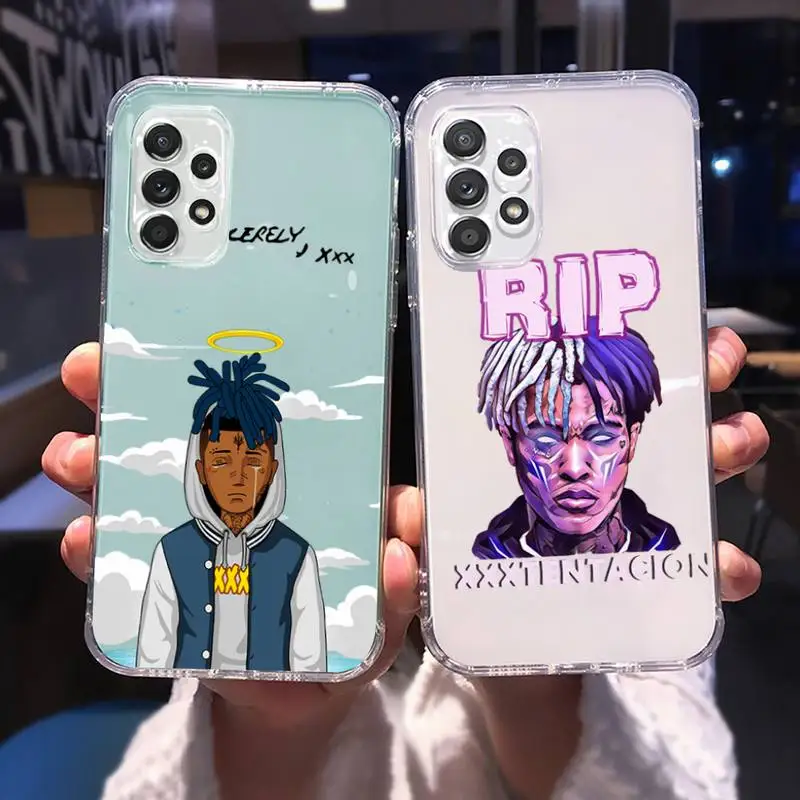 

xxxtentacion rapper USA Phone Case Transparent For Samsung A51 A50 A71 A70 A81 M60S Note S21 S 20 10 9 8 11 E Plus Ultra