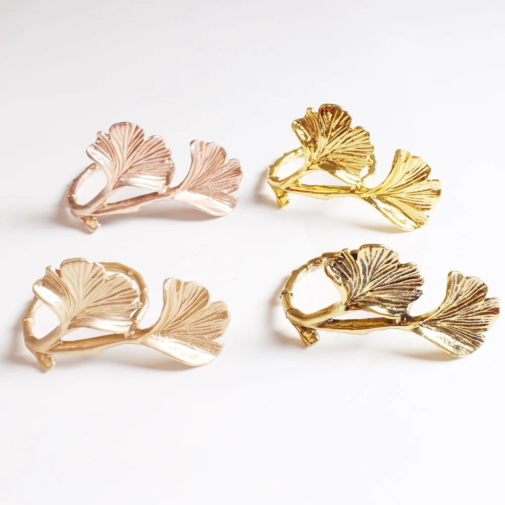 10 шт./лот модельная домашняя салфетка с листьями гинкго кольцевая