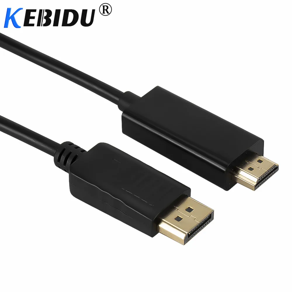 Кабель Kebidu Male to HDMI Display Port DP OFC M/M для Mac Book Air Dell Monitor|Кабели HDMI| |