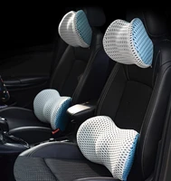 car neck pillow headrest waistrest adjustable head restraint 3d memory foam auto travel pillow neck holder seat car accessories