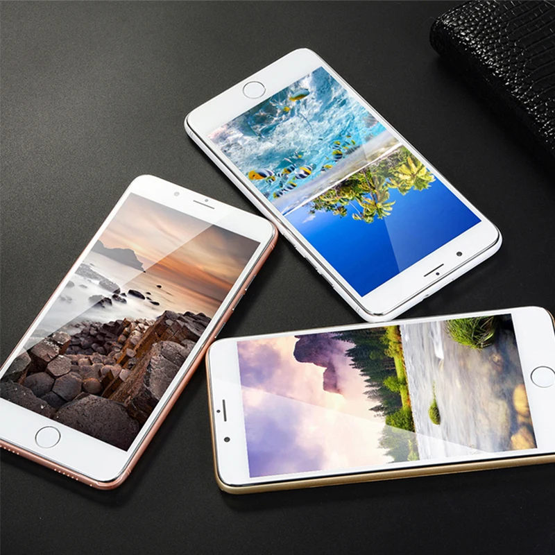 Глобальный язык разблокированный Android OS смартфон 7Plus 5 "дюймов Лицо ID умный