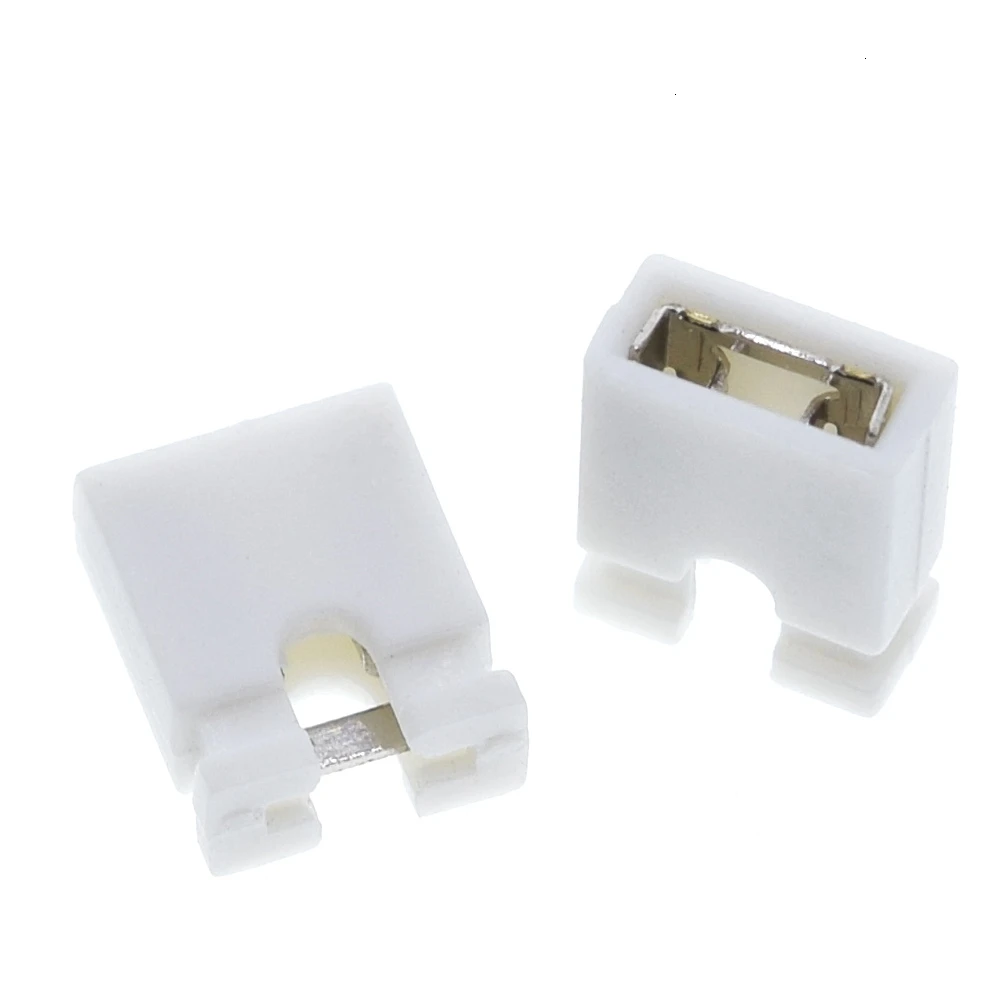 100 шт. джемпер с коротким шагом заглушки и корпуса проводов шунт 2 54 мм черный