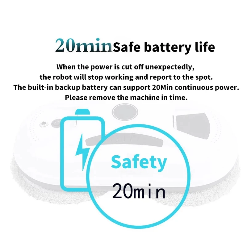 

Window Cleaner Robot Smart Water Spray With Automatic Water Spray Function Anti-fall Magnetic Glass Tile Wall Cleane Machine