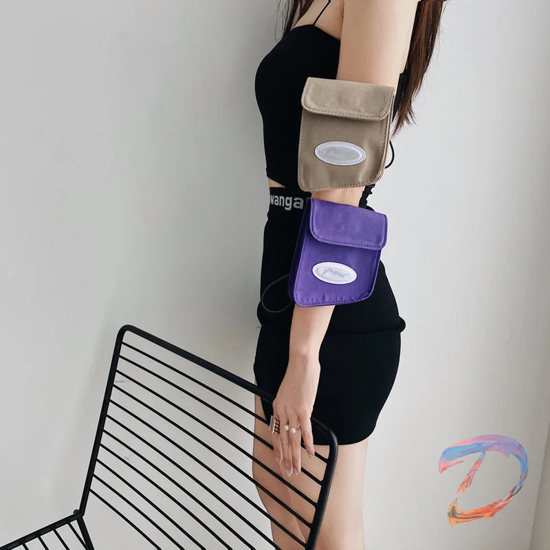 

Korean Version Adererror Bag Irregular Quadrilateral Functional Belt Bag Men Women's Adererror Fashion Snap Coin Purse Card Bag