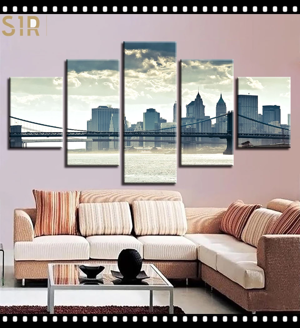 

World Famous Architecture Beauty HD Five Wall Painting Decorative Painting Anime Posters Wall Decor Anime Decor Room Decor