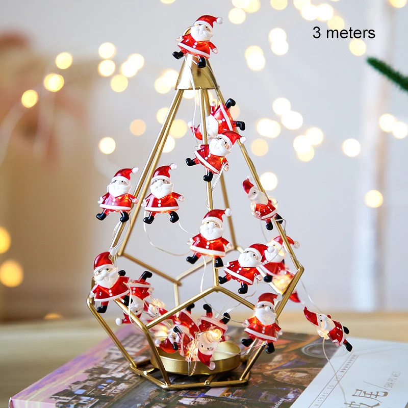 

Рождественская медная проволока, милая подвеска на рождественскую елку, креативное украшение для темативечерние, для дома, бара, отеля, JS22