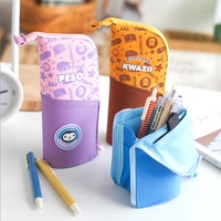 kawaii cuteschool pencil case for office stationery supplies organizer box pouch grils boys