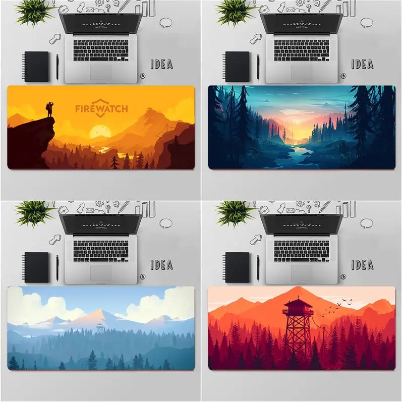 

Высококачественные игровые коврики Maiya Deep forest firewatch, коврик для мыши, бесплатная доставка, большой коврик для мыши, коврик для клавиатуры