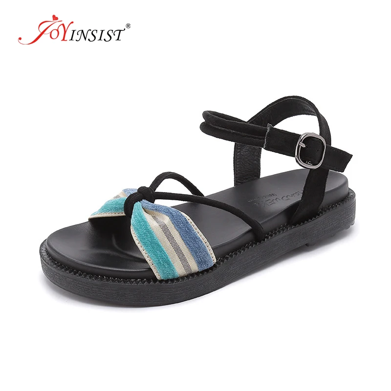 Сандалии женские в этническом стиле мягкие и удобные дышащие босоножки на