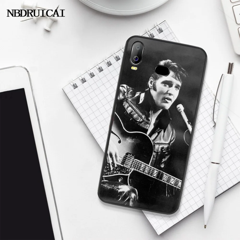 NBDRUICAI Elvis presley Singer черный ТПУ мягкий чехол для телефона Samsung A10 A20 A30 A40 A50 A70 A71 A51 A6 A8