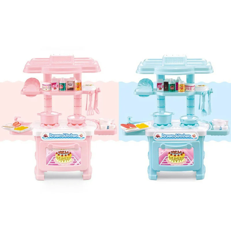 

34PCS Kitchen Play Set Pretend Baker Kids Toy Cooking Playset Girls Boys Gift Play House Toys