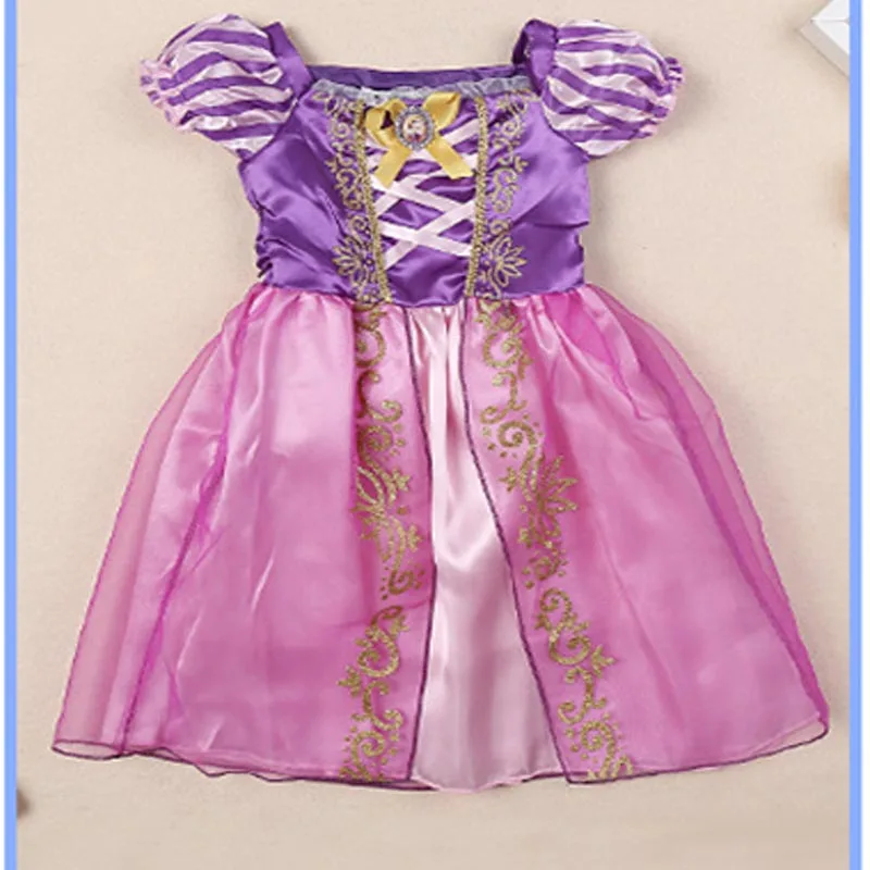 Children's Wear Girl Dress Cinderella Princess Costume Cosplay Baby Long Hair Beauty Vestido | Детская одежда и обувь