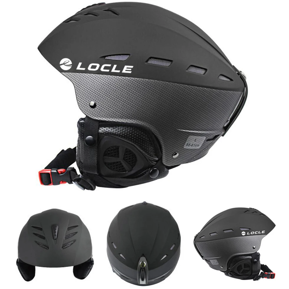 LOCLE CE сертификация лыжный шлем дышащий Сверхлегкий лыжный шлем ABS внешний снег лыжный шлем для сноубордистов скейтбордистов M/L Размер