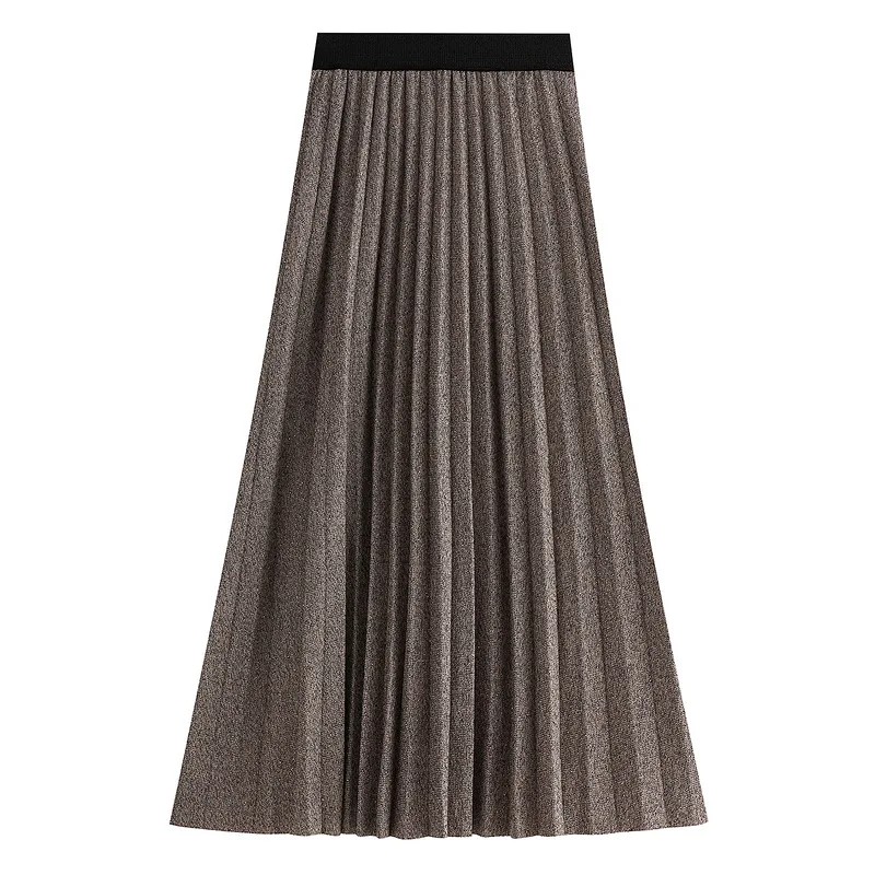

2020 Ins Fashion Women Long Skirts Ins Autumn Winter Wool Skirts Women Clothing