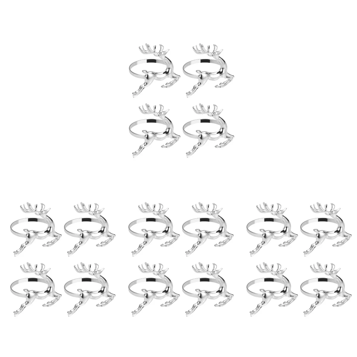 

16 шт., декоративные кольца для салфеток