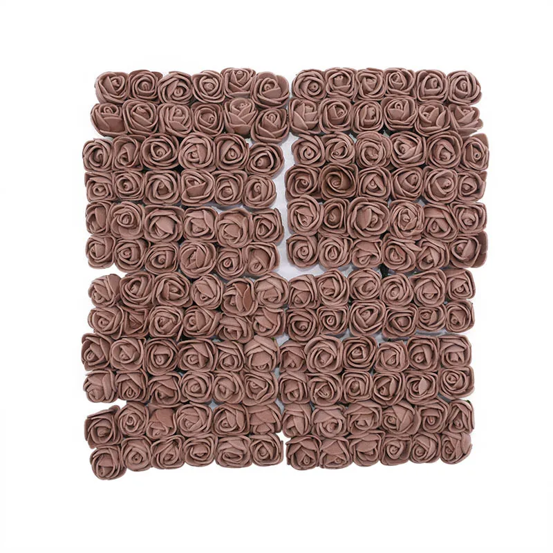 PE20 144pcs 2 см 144 шт Искусственные из ПЭ пена роза цветок DIY Мишка розы для Свадебные украшения ручной работы подарок букет роз цветы венок - Цвет: PE20 144pcs