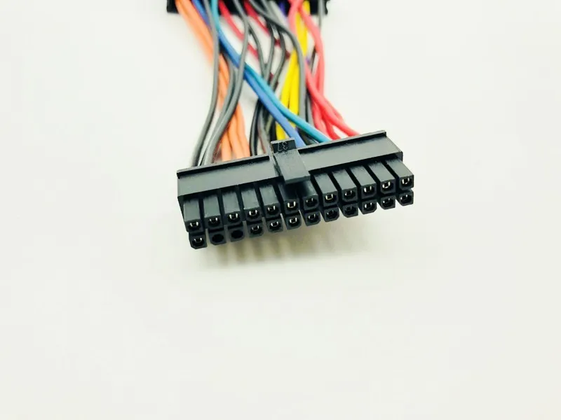 5шт 14см ATX PSU Стандартный 24-контактный разъем для подключения к мини-разъему 24P мужской внутренний адаптер для кабеля преобразователя питания для ПК DELL 780 980 760 960.