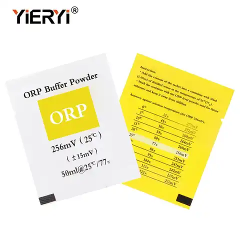 Yieryi 15 шт. ORP порошок для калибровки буферный порошок ORP тестер калибровочное решение, измерение порошок для калибровки