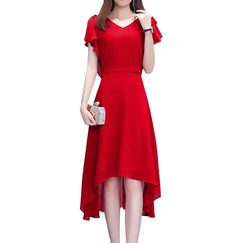 Летние шорты с рукавами типа Лотос до колена v образным вырезом и Длина а линейное