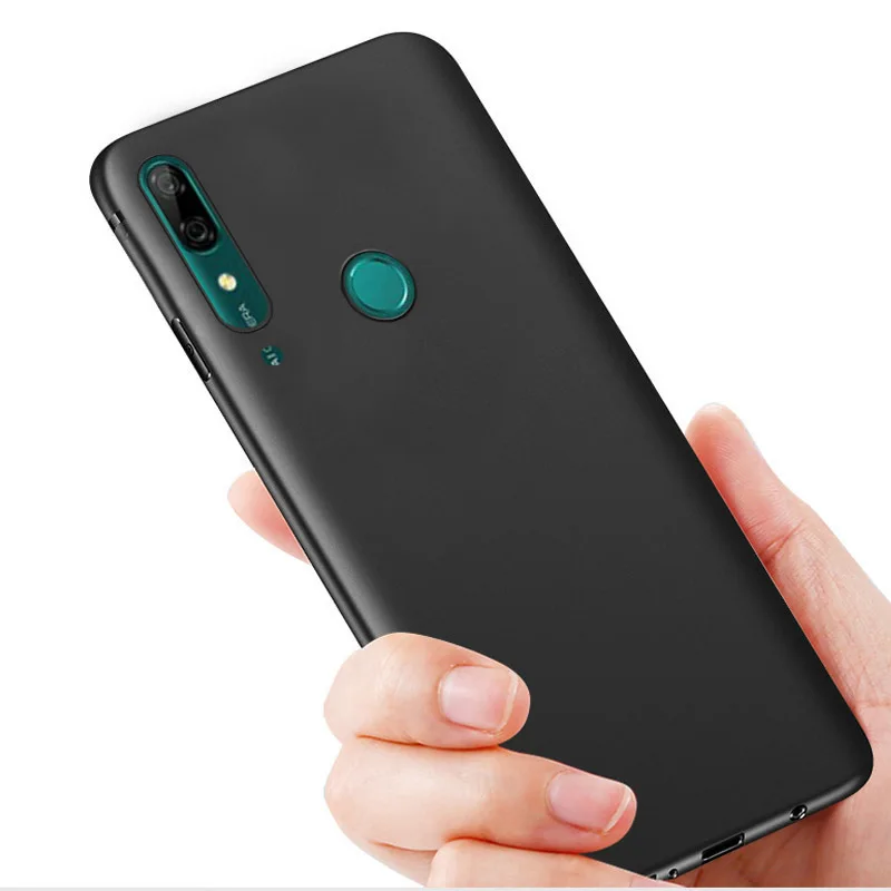 Силиконовый чехол для huawei P Smart Z 2019 Y9 2018 s Матовый ТПУ противоударный Prime Y5 +