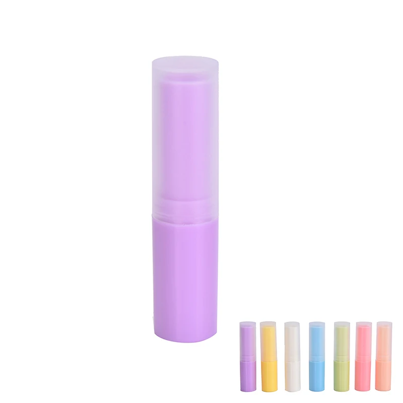 

4g Multicolor Empty lipstick Lip Balm Container Tube +Caps DIY Empty Lip Container Empty Bottle Packaging Container