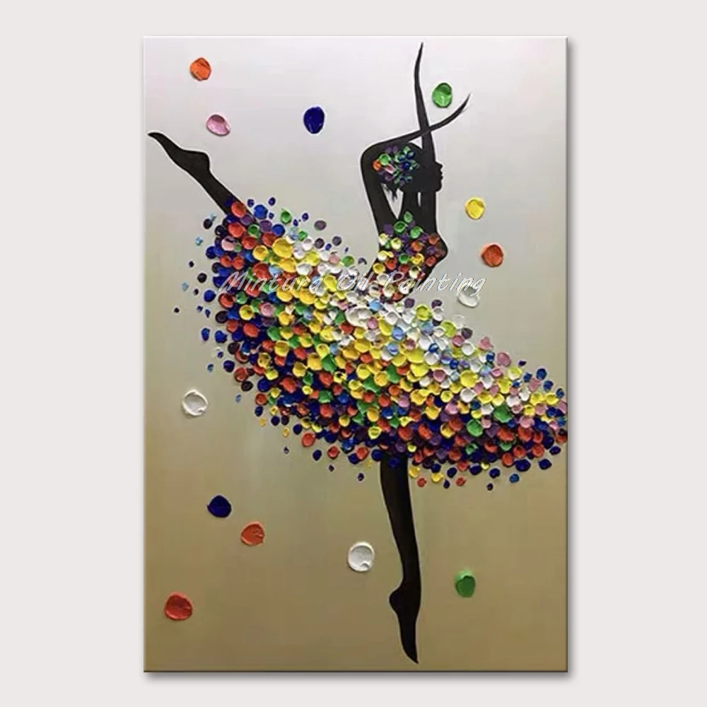 Картина маслом на холсте без рамки ручная роспись|Рисование и каллиграфия| |