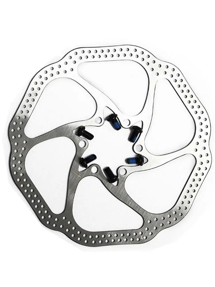 

High Quality MTB/Road Disc Brake/Cyclocross Bike Brake Disc,44mm 6-Bolt,Centerline160mm Brake Rotor With Screws Bicycle Parts