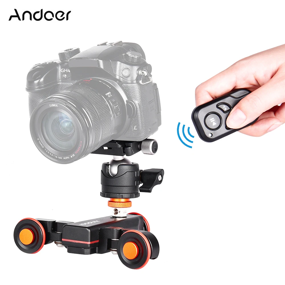 Andoer L4 Pro слайдер для камеры телефон видео Долли электрический трек слайдеры