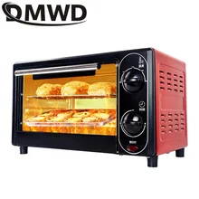 DMWD Electric Convection Oven Bakery Toaster Bread Maker 12L Mini Cake Pizza Breakfast Baking Machine Timer Roaster Grill EU US