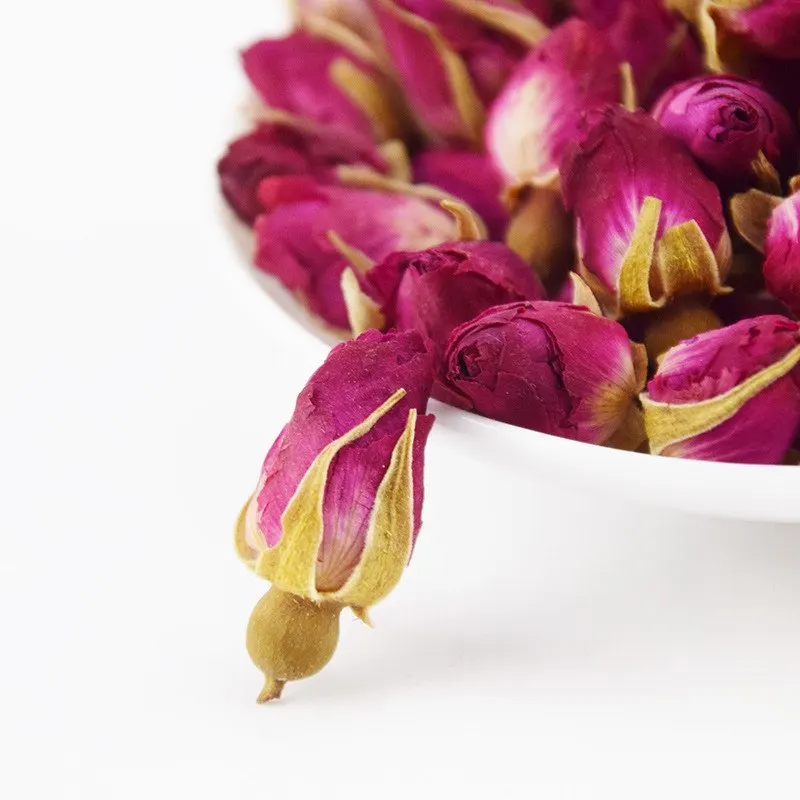 Розовый чай сушеные розы Pingyin съедобный розовый свежие натуральные бутоны