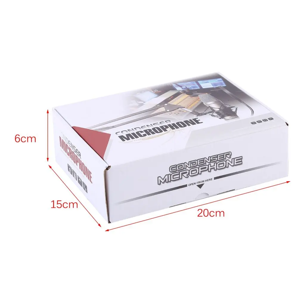MK-F100TL USB конденсаторный микрофон с треногой для видео запись пения под караоке радио Студийный микрофон для компьютера ПК Профессиональный