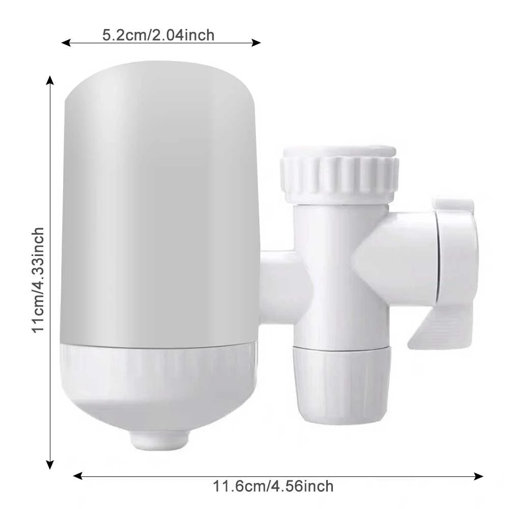 

NewFaucet Water Filter System Water Purifier Kitchen Faucet Washable Ceramic Percolator Tap Water Filter Replacement for kitchen