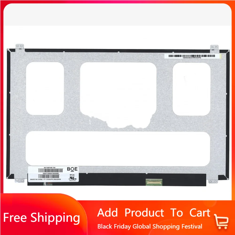 15.6 NV156FHM-T00 EDP 40PINS 60HZ FHD 1920*1080 NV156FHM T00 DP/N:SD10L82812 FRU:00UR888 LCD Screen Replacement Display Panel - купить по