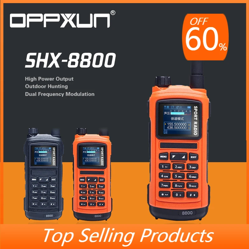 

Портативная рация SenHaiX GP8800 Ham, водонепроницаемая, Bluetooth, TPU, светодиодная подсветка, двухканальный фонарик