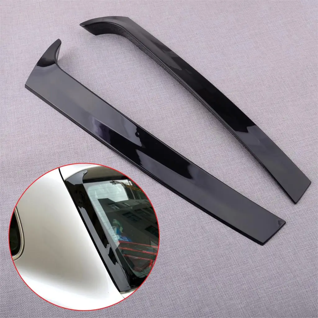 

Новинка 2 шт. вертикальное заднее окно боковое крыло утюжок спойлер сплиттер отделка крышка подходит для VW Touareg 2017 2016 2015 2014 2013 2012 2011