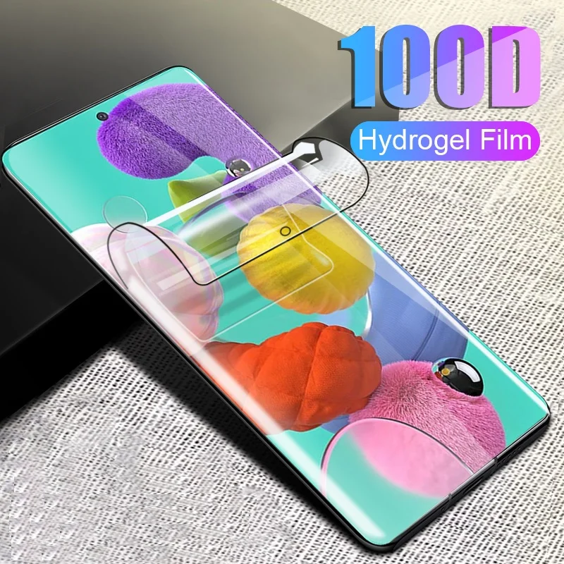 Защитная Гидрогелевая пленка на Samsung A70 A71 A70s (не стекло) защитная для Galaxy