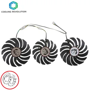 Новый вентилятор для видеокарты PLD10010B12HH PLD09210B12HH 4Pin для MSI GEFORCE GTX 1080 Ti Gaming X Trio, Охлаждающие вентиляторы для графической карты