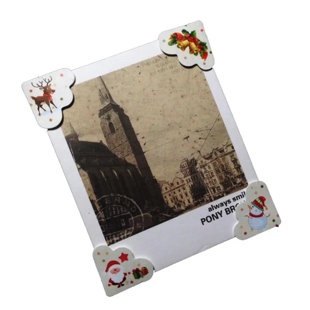 120 шт./лот 5 листов сделай сам Рождество лося снеговик бумажные наклейки для