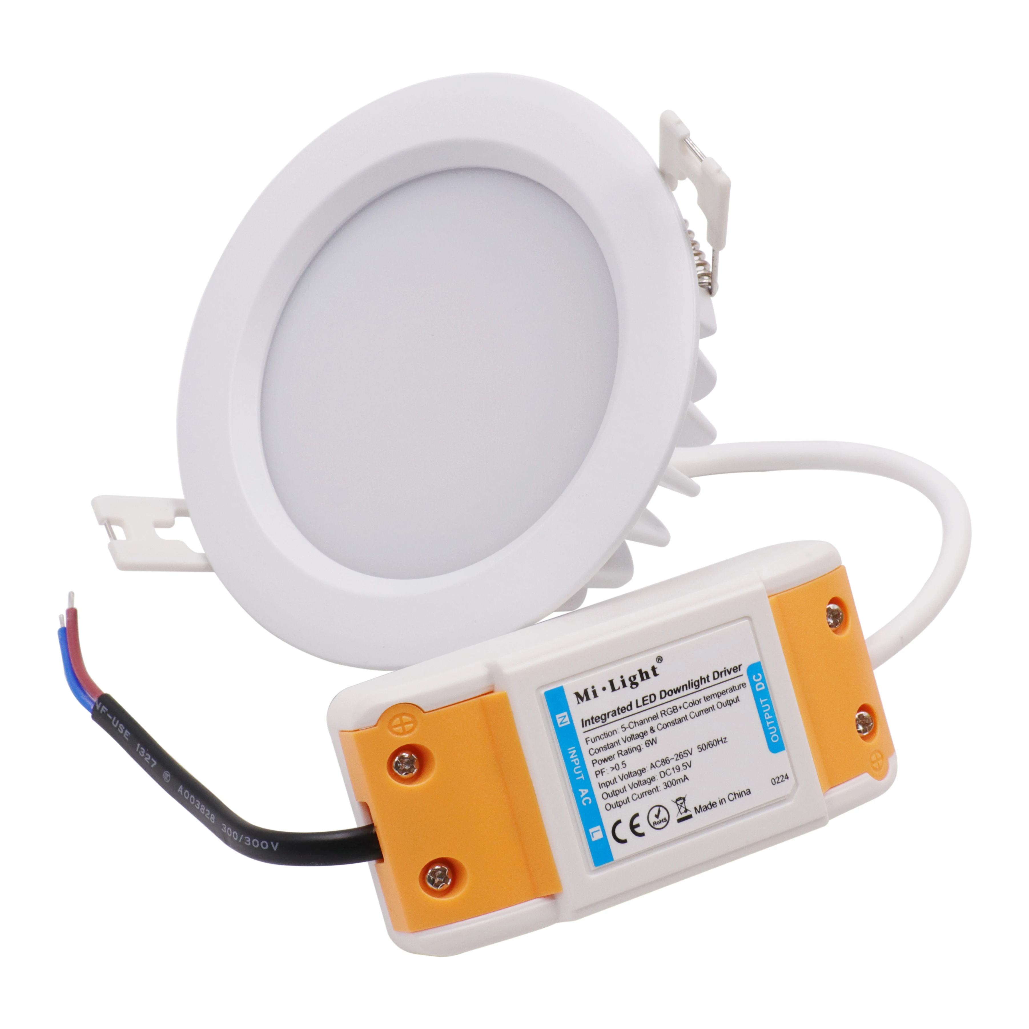 Milight FUT063 FUT064 RGB+ CCT светодиодный светильник Blubs 6 Вт 9 Вт круглый квадратный светодиодный потолочный светильник из алюминия светодиодный прожектор для гостиной