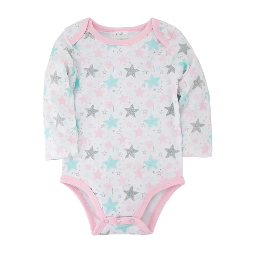 Боди с длинным рукавом Honeyzone для новорожденных девочек и мальчиков брендовый