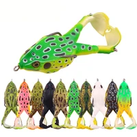 90mm14g new fishing lure colorful luya propeller simulation frog soft bait for outdoor sports equipment accessories wholesale