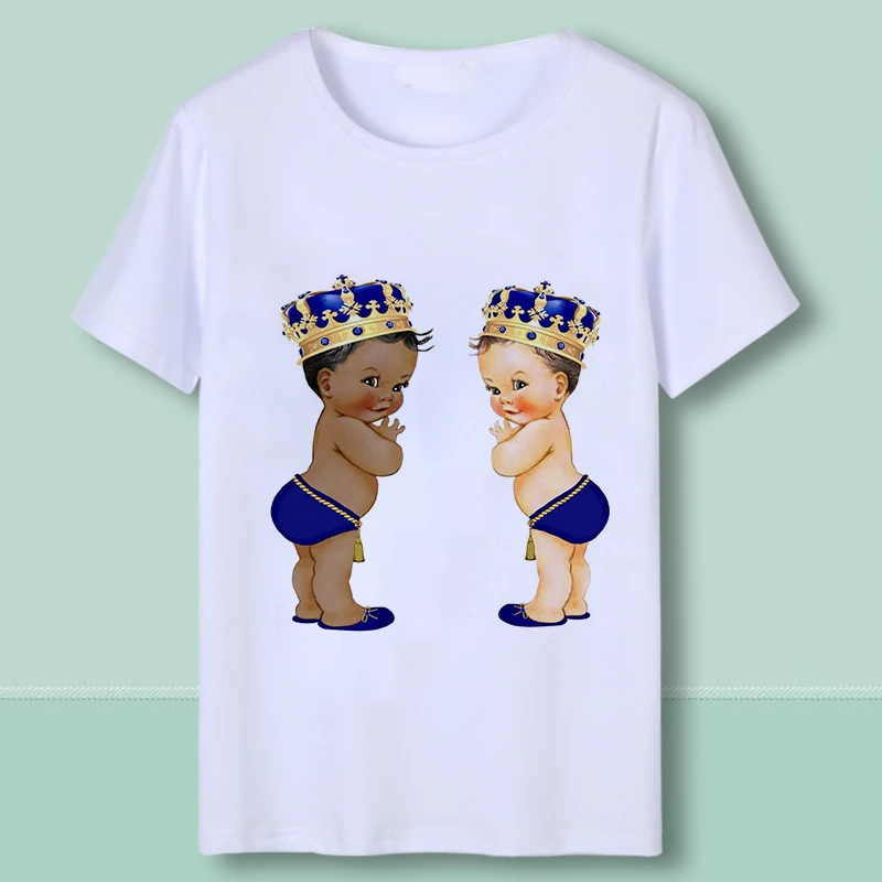 Милая маленькая черная футболка с принтом меланина для девочек и мальчиков