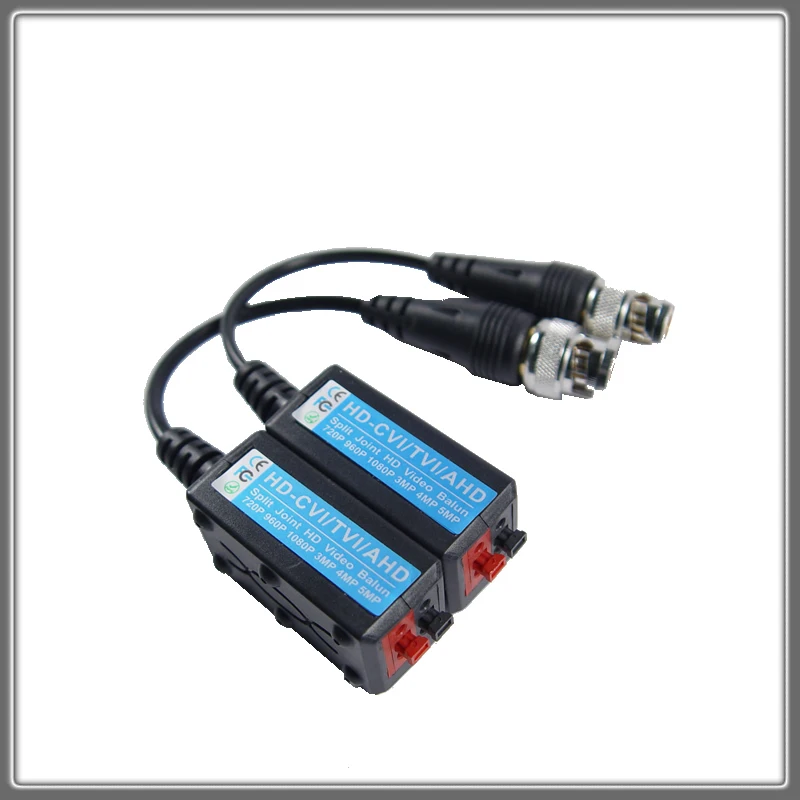 600C для 2MP 3MP 4MP 5M HD CVI/AHD/TVI Twisted BNC CCTV пассивные приемопередатчики Cat5 UTP Video Balun IPC 200M