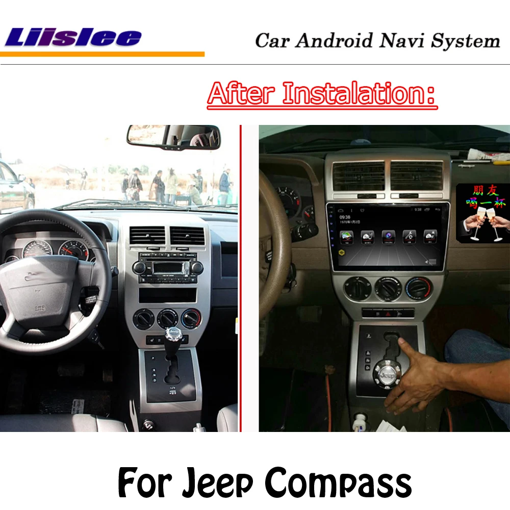 Автомобильный мультимедийный плеер для Jeep Compass 2007 2008 Android Raido стерео медиаплеер