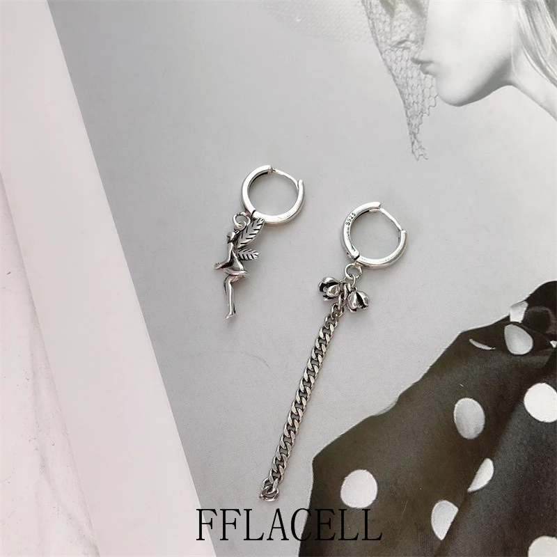 FFLACELL 2020 новые элегантные и универсальные асимметричные серьги в виде цветка Феи