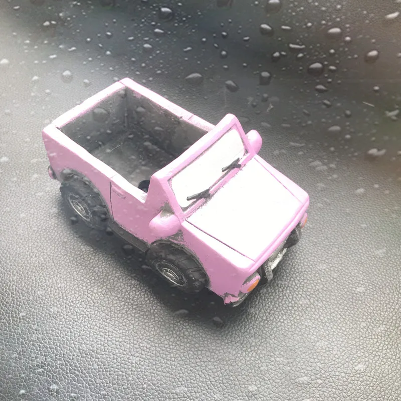 Креативная форма спортивной машины цветочный горшок силиконовая для