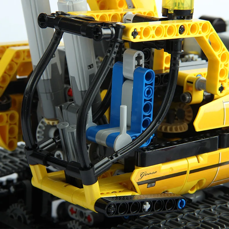 Lepinblocks 20004 20007 экскаватор RC автомобиль грузовик техника мощность мотор кран строительные блоки для грузовиков 8043 42009 Кирпичи игрушки для друзей